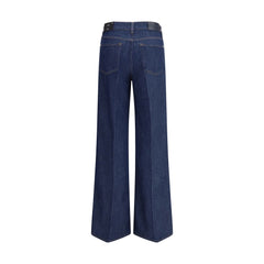 7FOR Jeans en coton bleu denim