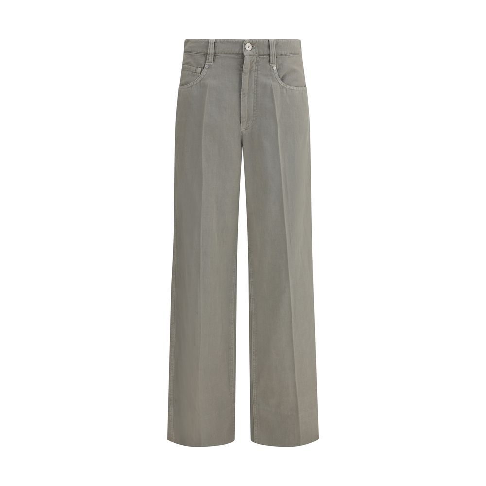 Brunello Cucinelli Jeans mit weitem Bein