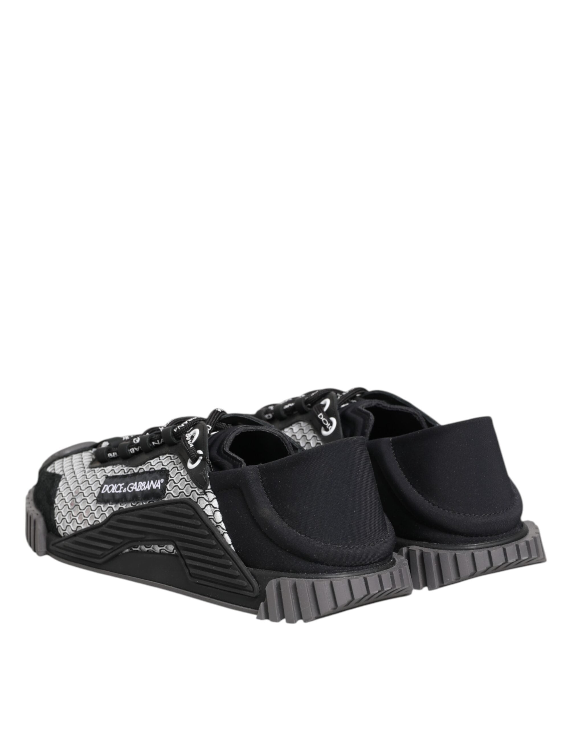 Dolce &amp; Gabbana Multicolor Lace Up Low Top NS1 Sneakers Schuhe