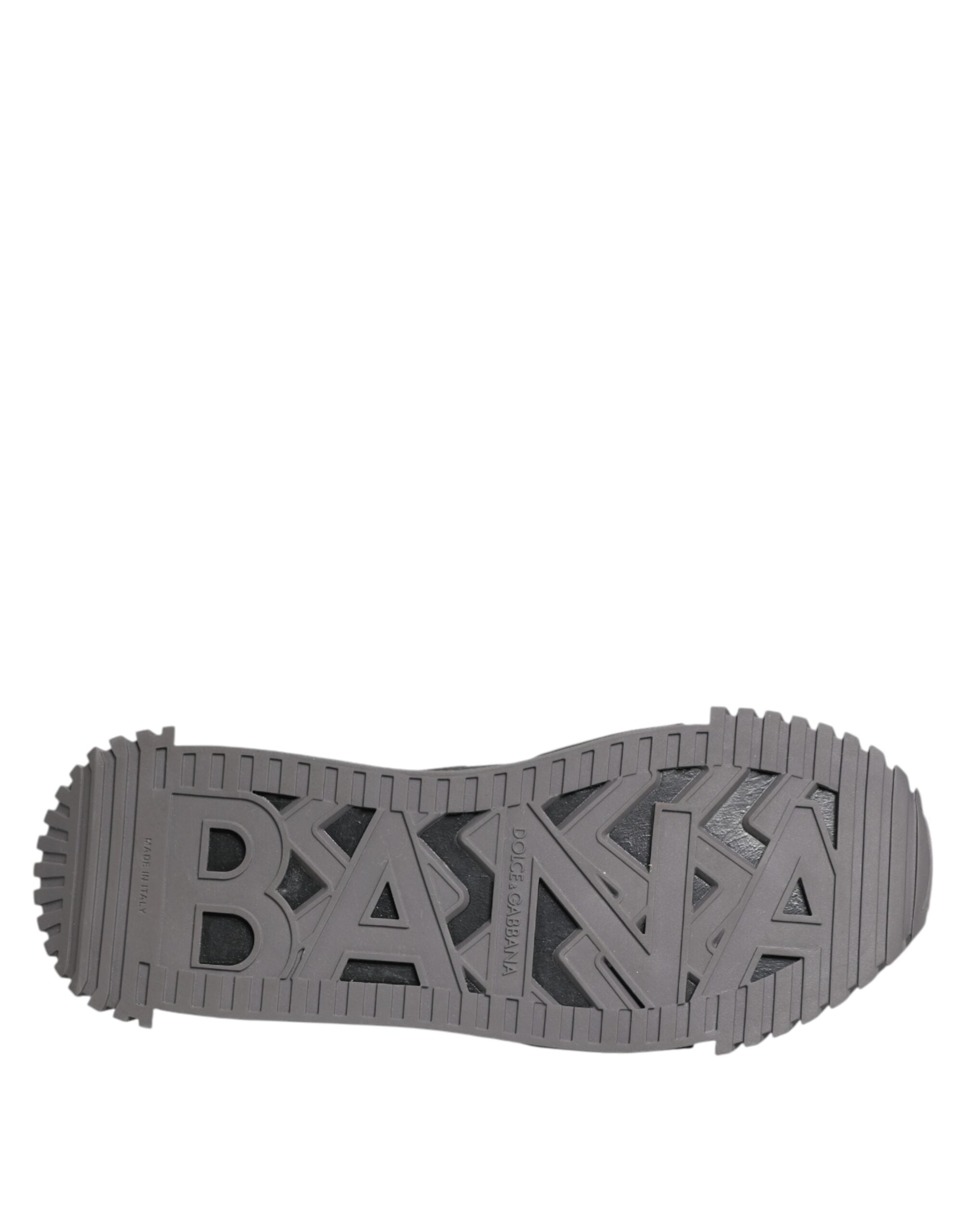 Dolce &amp; Gabbana Multicolor Lace Up Low Top NS1 Sneakers Schuhe