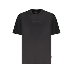 Guess Jeans Black Cotton Men Oversize T-Shirt