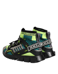 Dolce & Gabbana Multicolor Sorrento Socks Men Sneakers Shoes