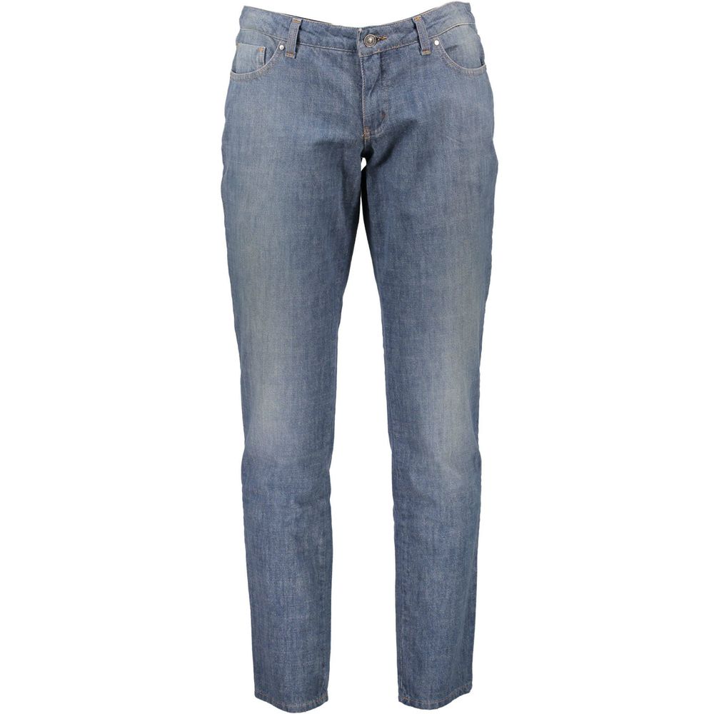 Costume bleu national en coton jean femme
