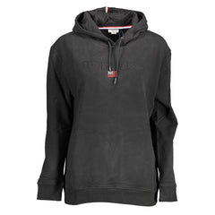U.S. POLO ASSN. Black Cotton Women Sweater With Contrasting Details