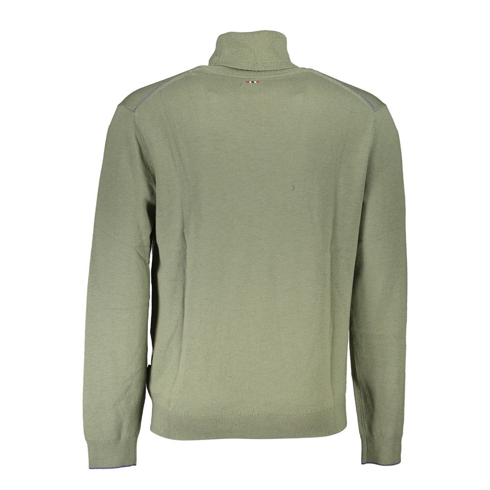 Pull en laine verte Napapijri