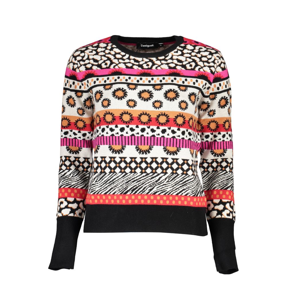 Desigual Pullover aus rosa Polyester
