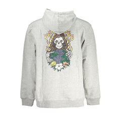 Vans Gray Cotton Men Sweatshirt