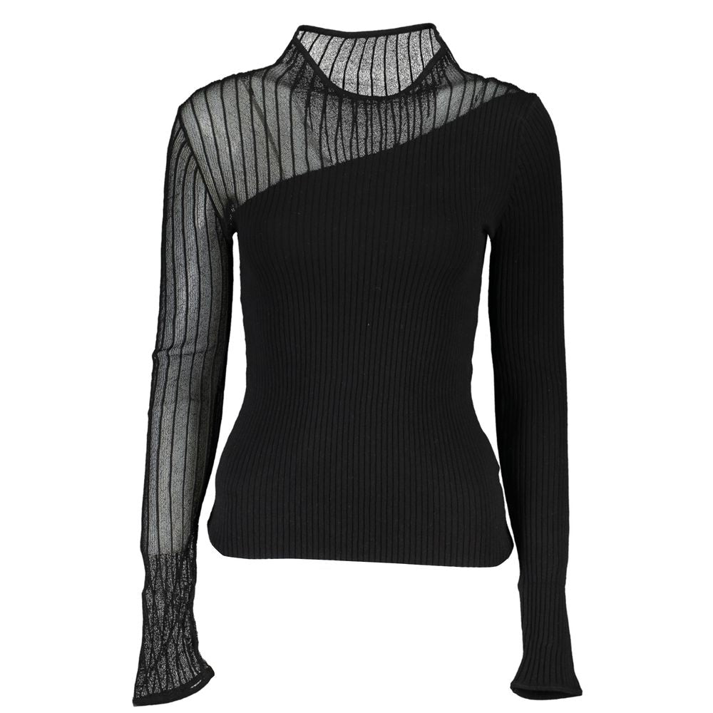 Pull en polyester noir Patrizia Pepe
