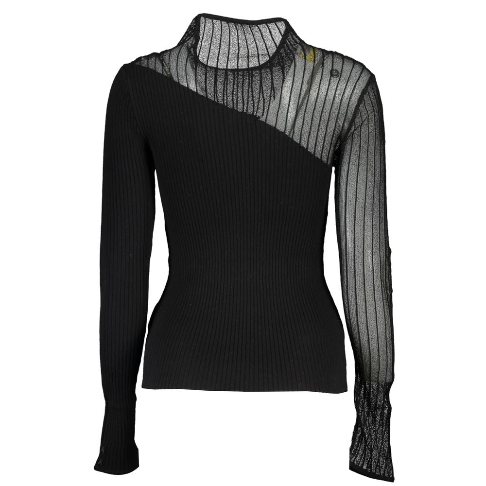Pull en polyester noir Patrizia Pepe