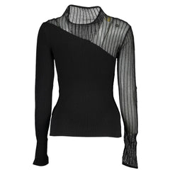 Pull en polyester noir Patrizia Pepe