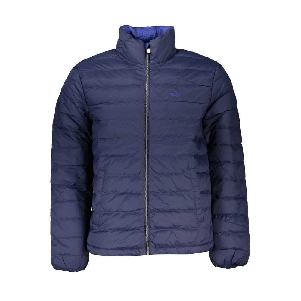 Veste homme La Martina bleue en polyamide
