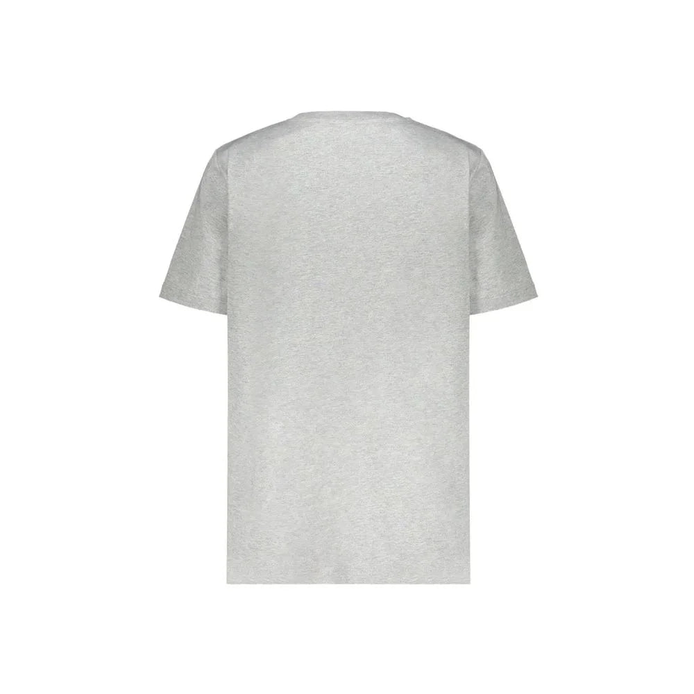 Balmain Gray Cotton T-Shirt