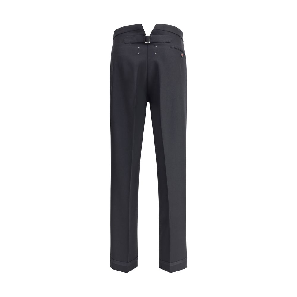 Margiela Woll-Faltenhose
