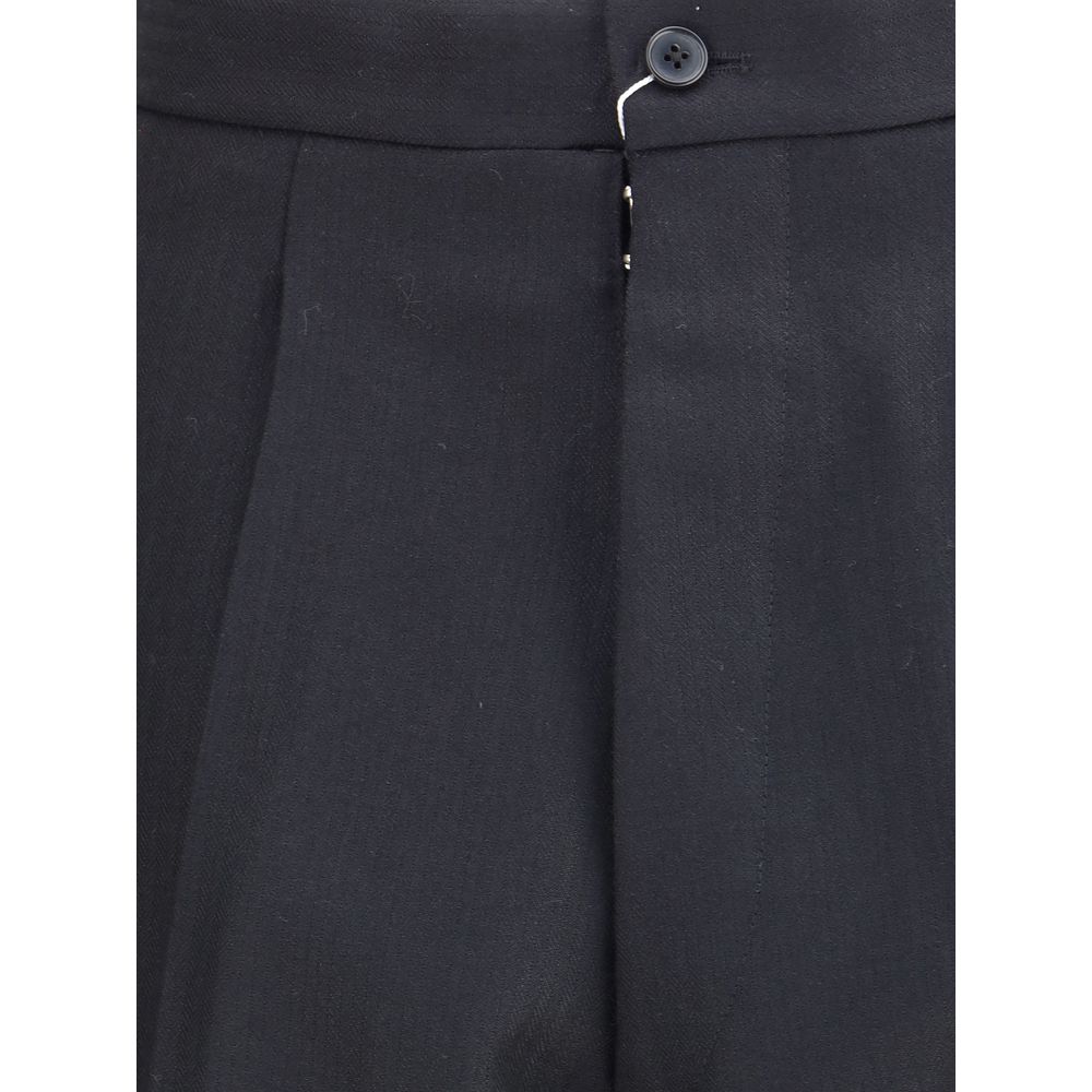 Margiela Woll-Faltenhose