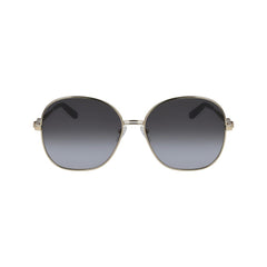 Salvatore Ferragamo Gold Metal Sunglasses