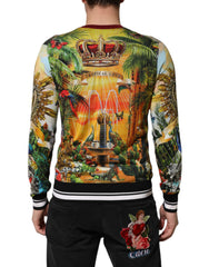 Pull en soie Dolce &amp; Gabbana Tropical Heart Crown