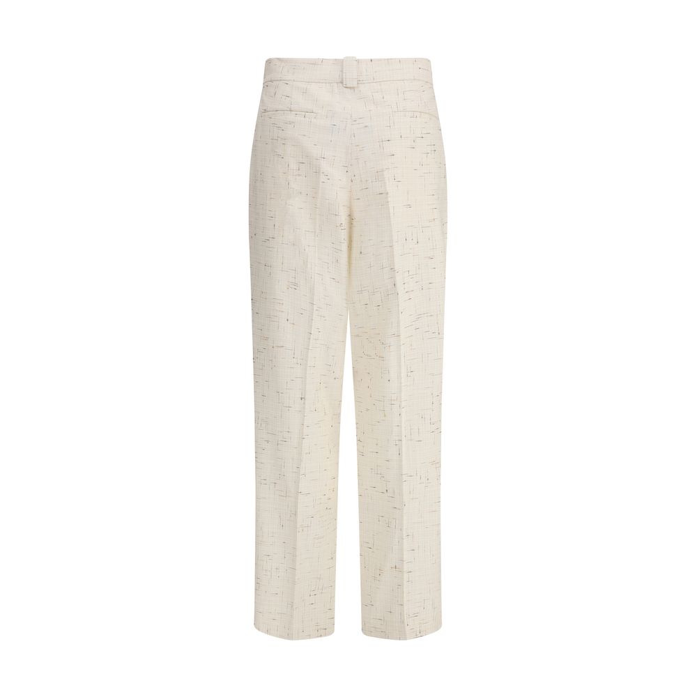 Pantalon en tissu boutonné Fabiana Filippi