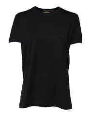 T-shirt à manches courtes Dolce &amp; Gabbana en coton noir imprimé DG 