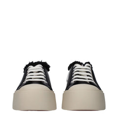 Marni Black Leather Chunky Sneakers