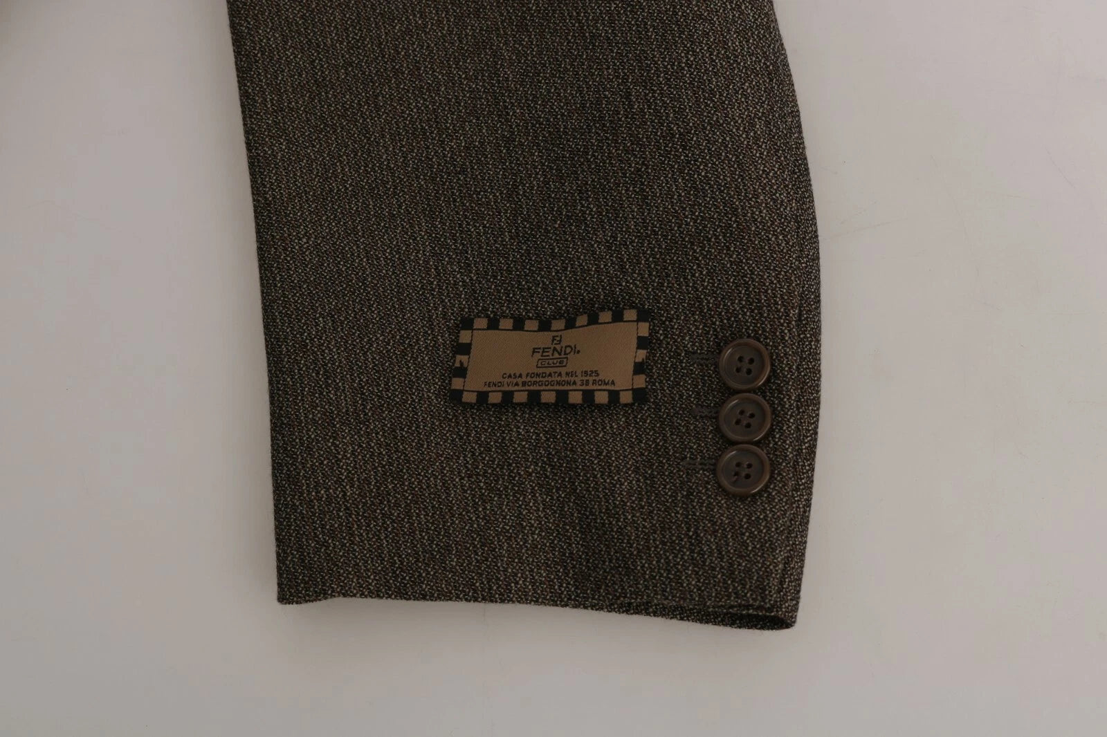 Dolce &amp; Gabbana brauner einreihiger Wollanzug