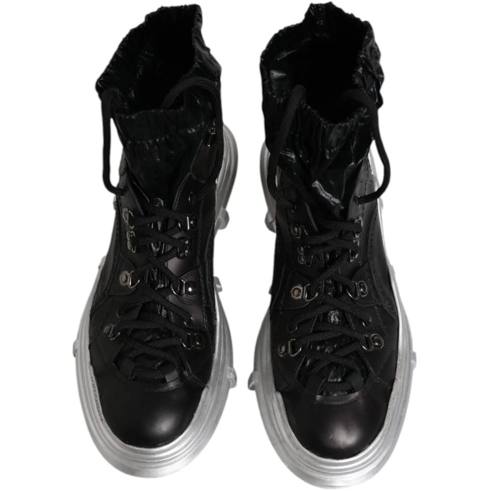 Bottines Dolce &amp; Gabbana pour homme en agneau noir