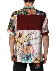 Chemise décontractée hawaïenne à imprimé coquillage multicolore Dolce &amp; Gabbana