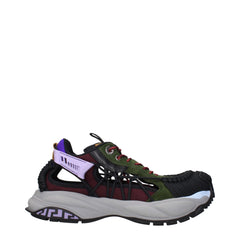 Versace Mehrfarbige Leder-Sportsneaker