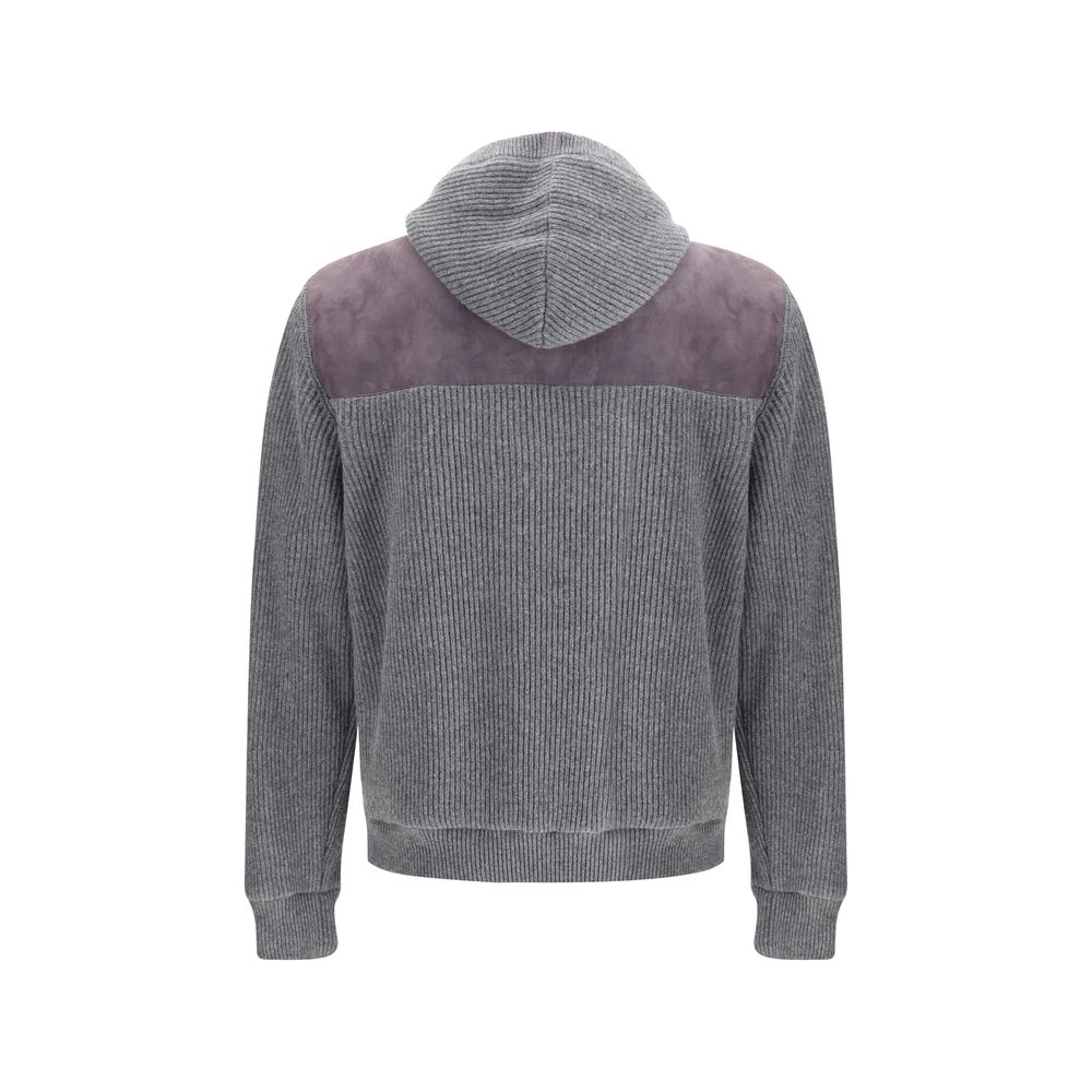 Brunello Cucinelli Veste en tricot anglais