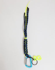 Porte-clés Dolce &amp; Gabbana en ruban polyester multicolore avec logo DG