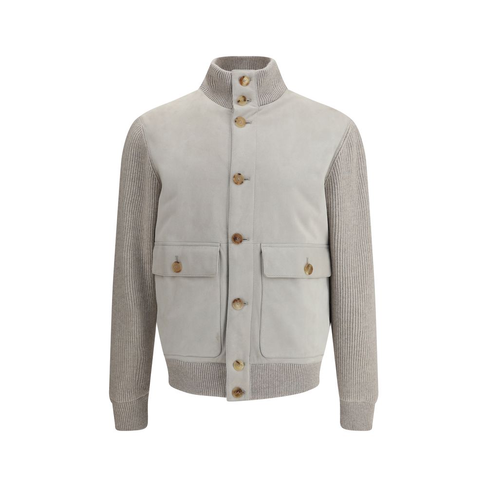 Brunello Cucinelli Veste en daim