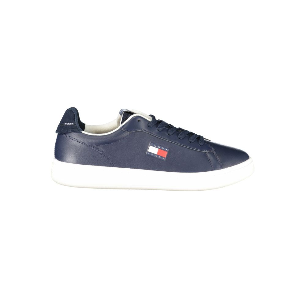 Tommy Hilfiger Herren-Sneaker aus blauem Leder