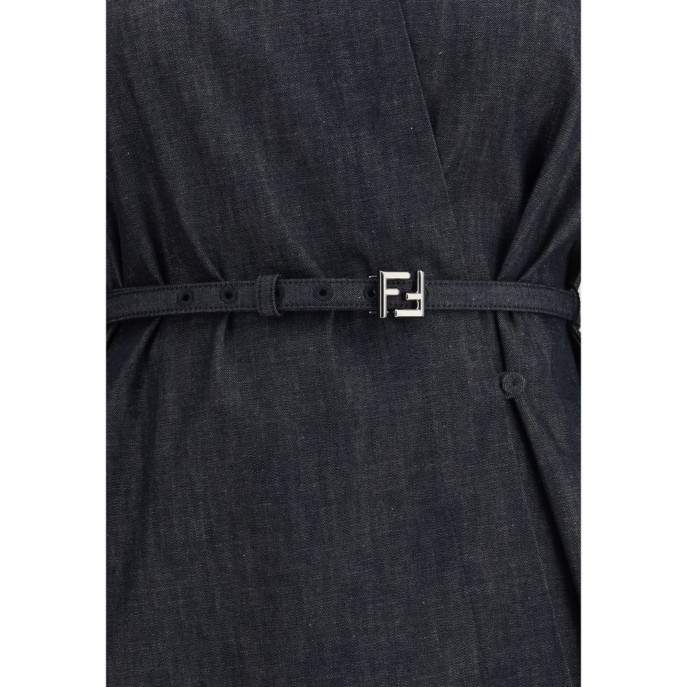 Fendi Chambray Kleid