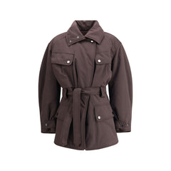 The Andamane Purple Polyester Coat