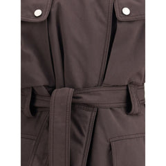 The Andamane Purple Polyester Coat