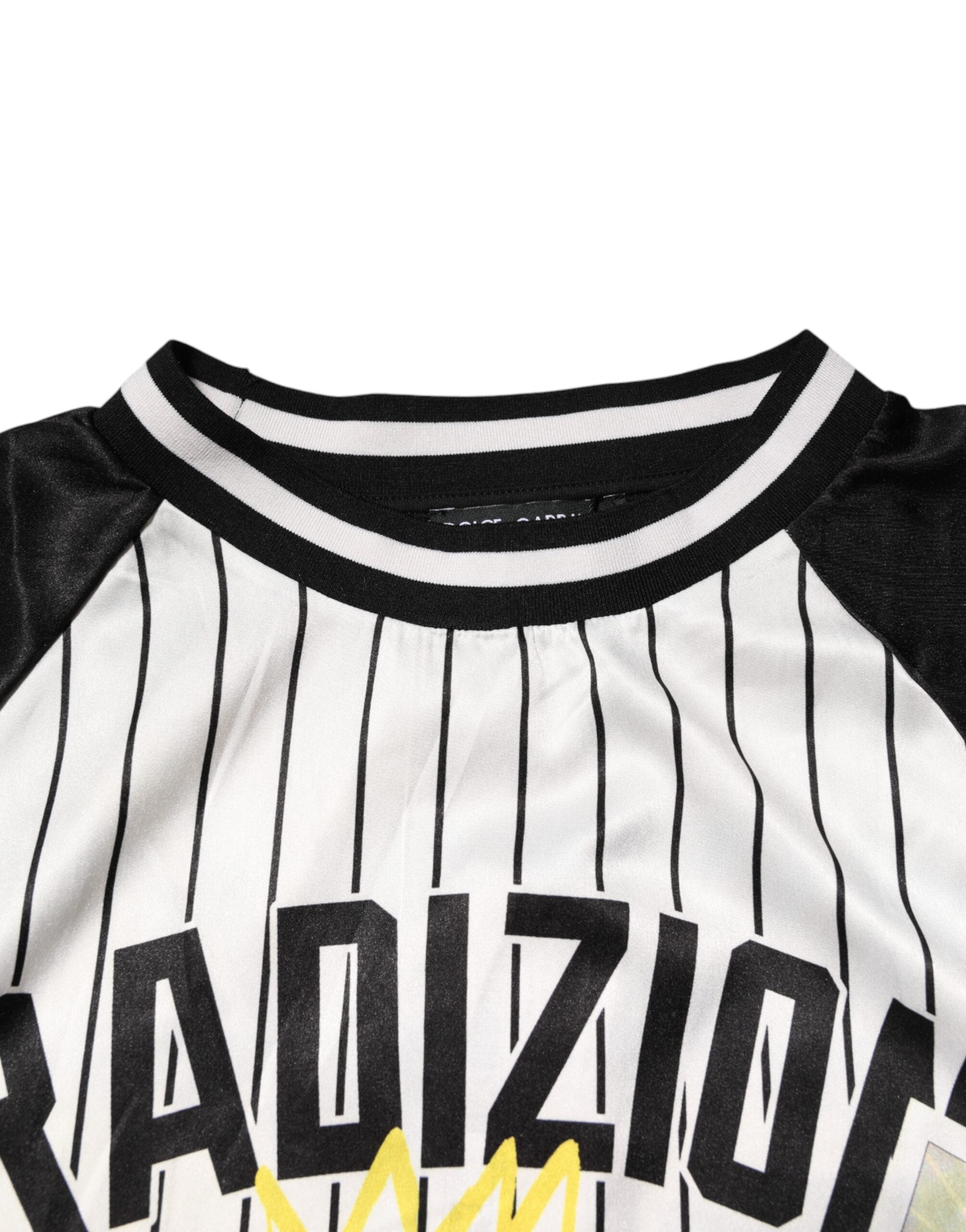 Dolce &amp; Gabbana Tradizione Graffiti Print T-shirt surdimensionné pour hommes