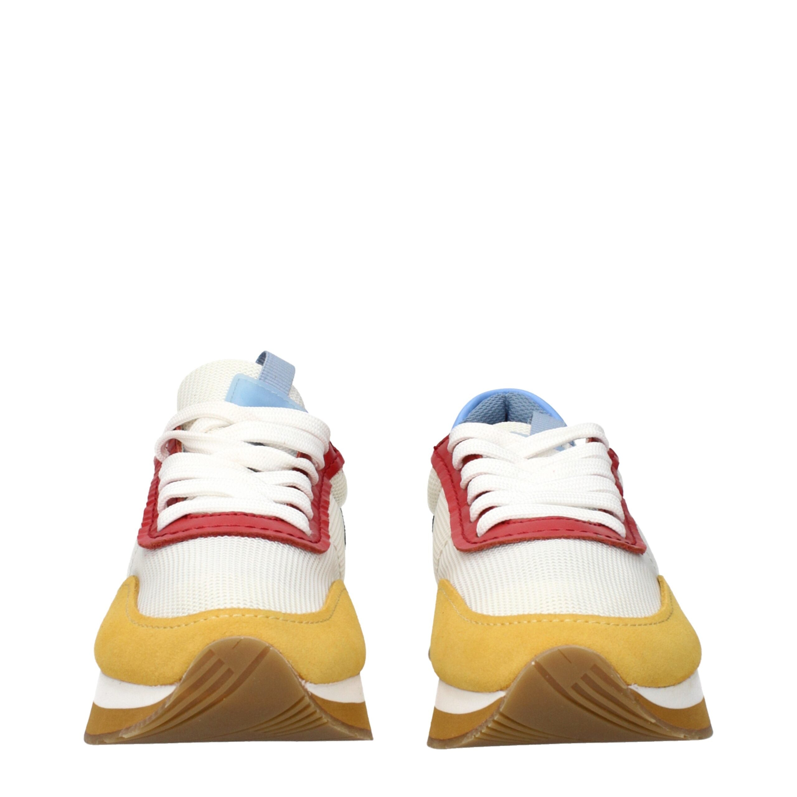 Max Mara White Fabric Low Tops