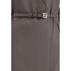 Fendi FF silk jacquard Dress