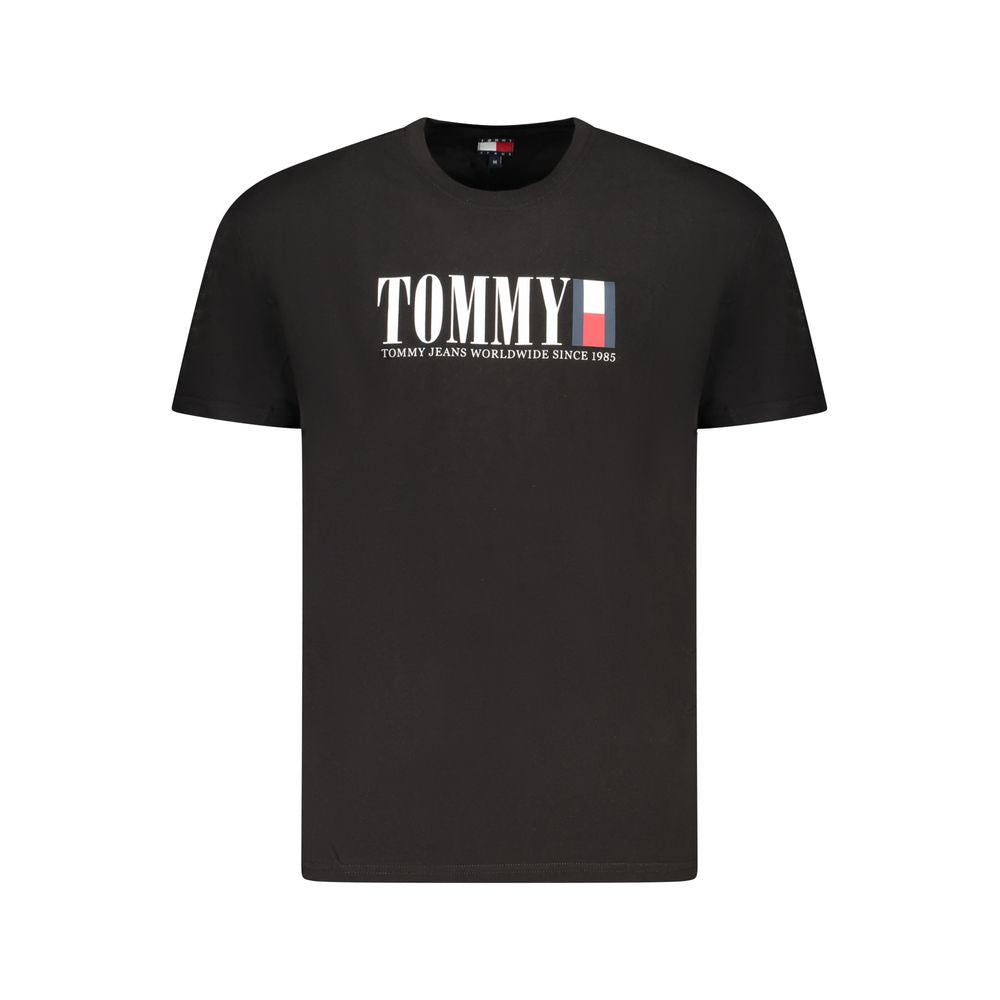 T-shirt Tommy Hilfiger en coton noir pour homme