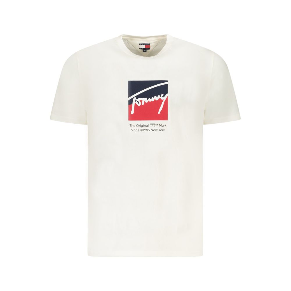 T-shirt Tommy Hilfiger blanc en coton pour homme