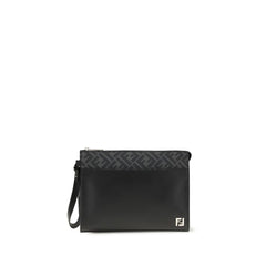 Fendi Leder- und Canvas-Etui