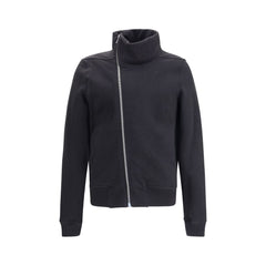 Rick Owens Schwarze Baumwolljacke in voller Länge