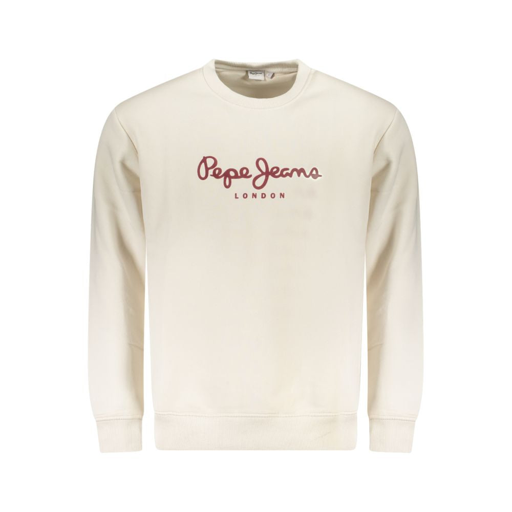 Pull Pepe Jeans blanc en coton pour homme