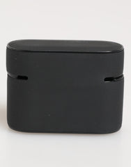 Étui pour AirPods Dolce &amp; Gabbana en caoutchouc noir et blanc avec logo en relief