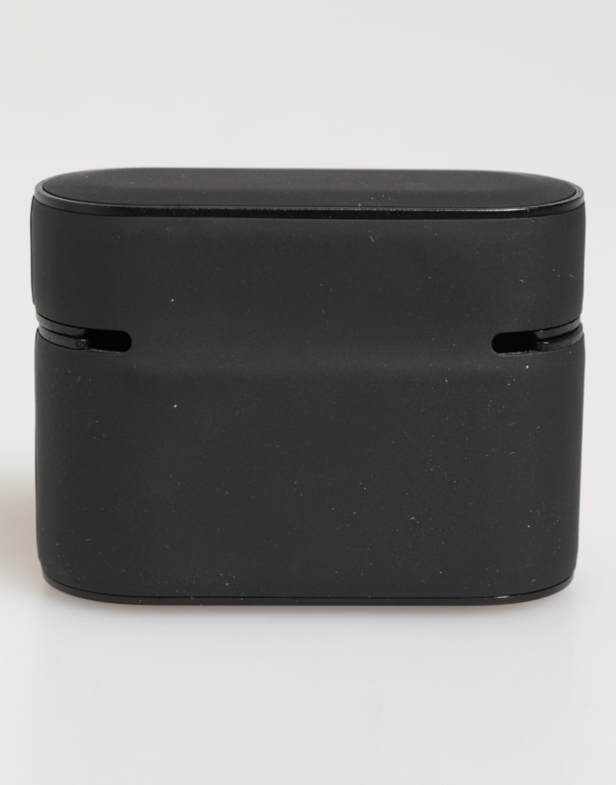 Étui pour AirPods Dolce &amp; Gabbana en caoutchouc noir et jaune avec logo en relief