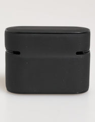 Étui pour AirPods Dolce &amp; Gabbana en caoutchouc noir et jaune avec logo en relief