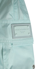 Short de bain homme Dolce &amp; Gabbana bleu turquoise en polyester