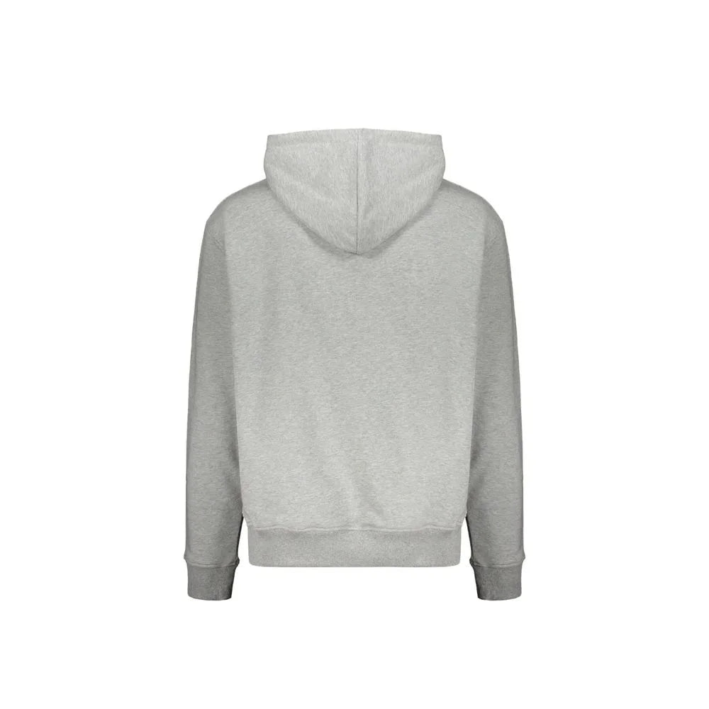 Balmain Gray Cotton Hoodie