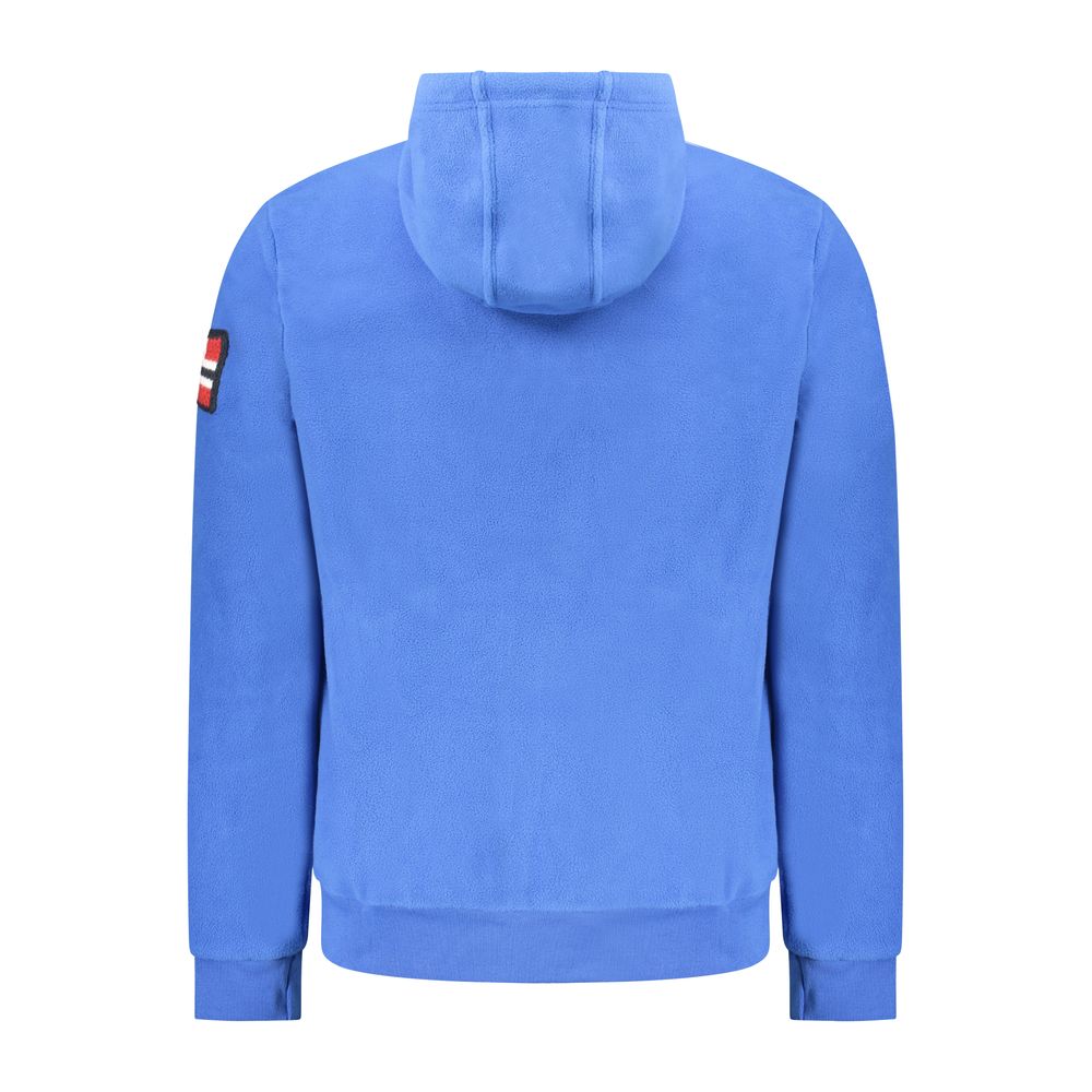 Pull homme bleu en polyester Norvège 1963