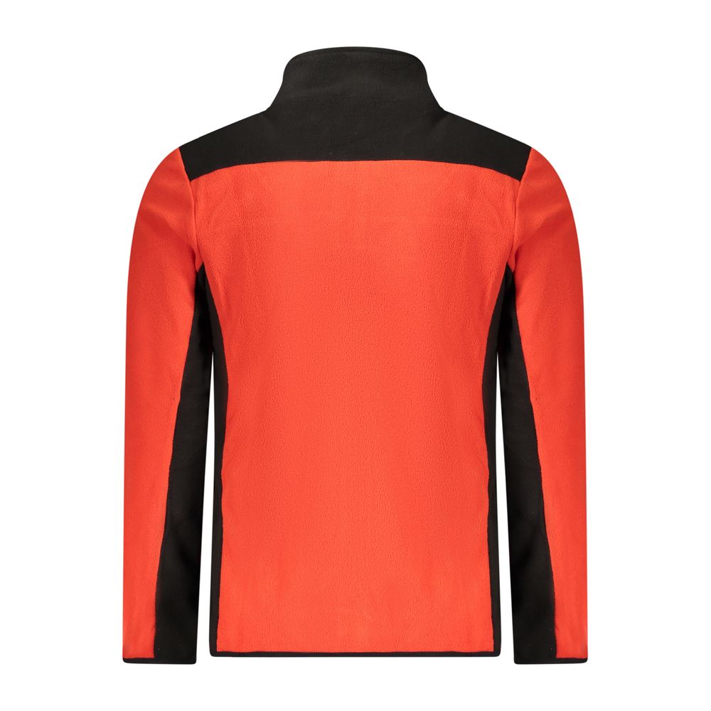 Pull homme rouge en polyester Norvège 1963