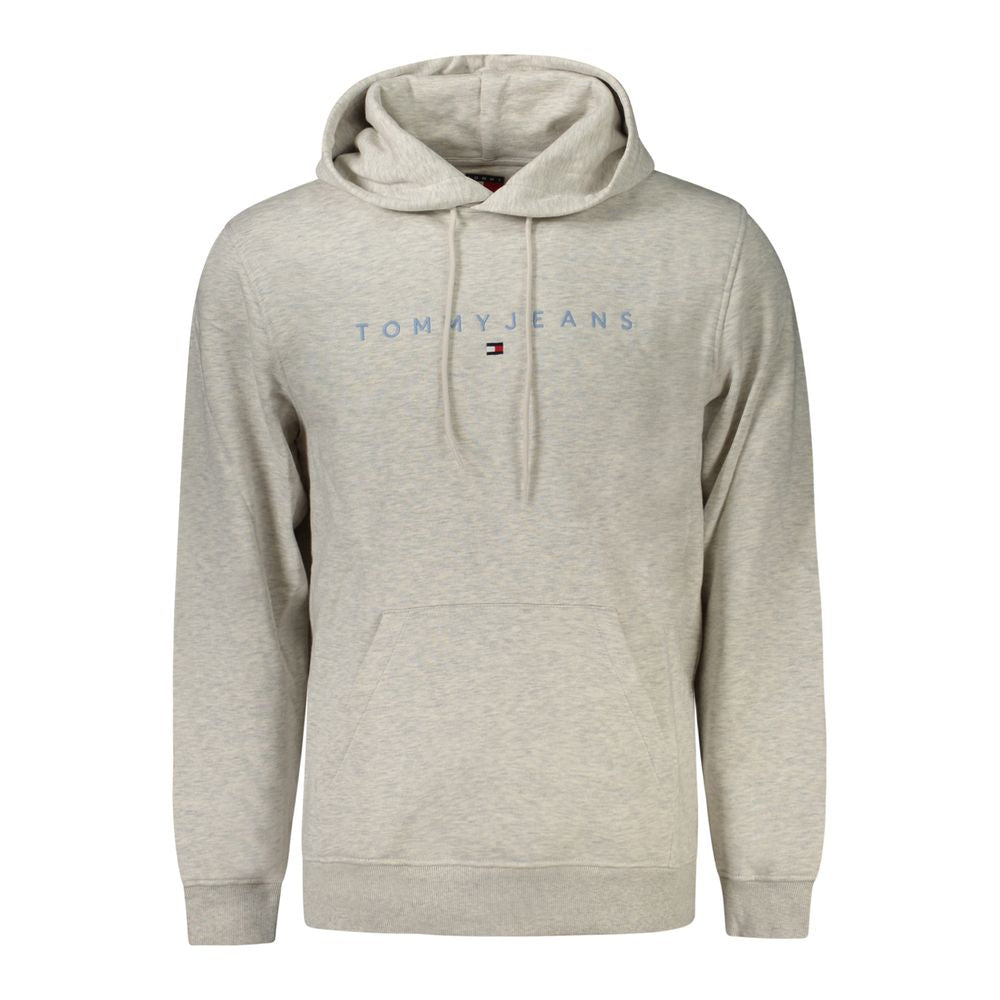 Pull Tommy Hilfiger gris en coton pour homme